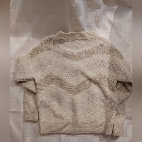 Cocogio Made in Italy Neutral Mohair and Wool Sweater - Picture 4 of 7